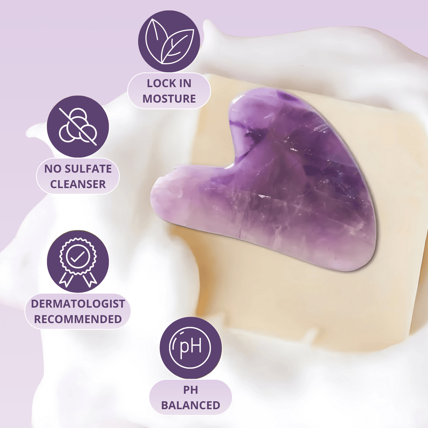 Lunelàh Heart Gua Sha Stone - lunelàh