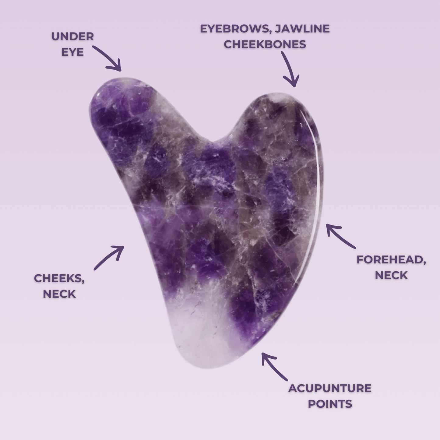 Lunelàh Heart Gua Sha Stone - lunelàh