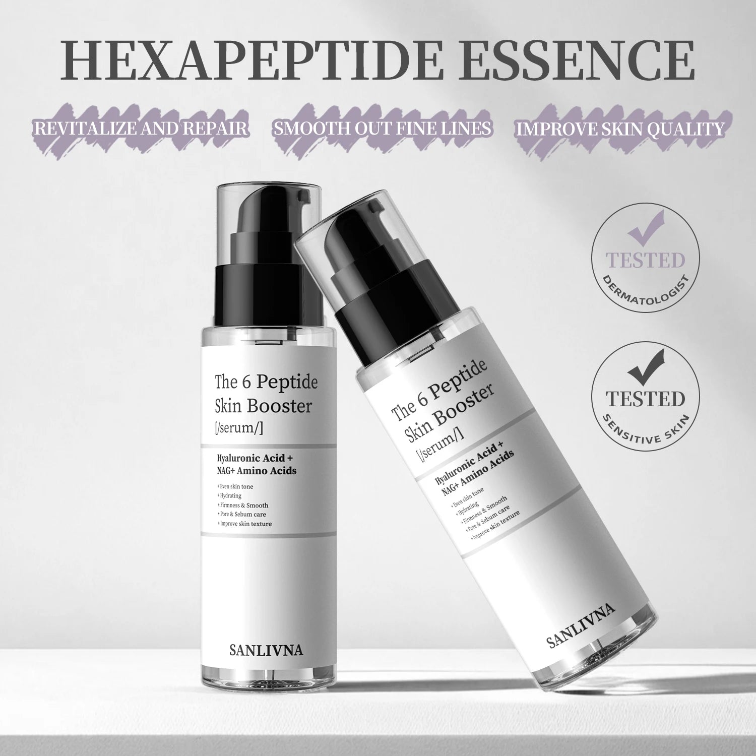 Lunelàh Hexapeptide Essence 100ml - lunelàh
